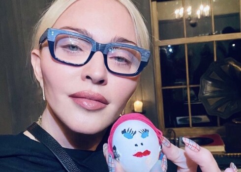 Popmūzikas karaliene Madonna šā gada aprīlī.