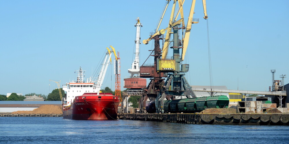 В Лиепайском порту за три месяца перевалено на 1,3% больше грузов
