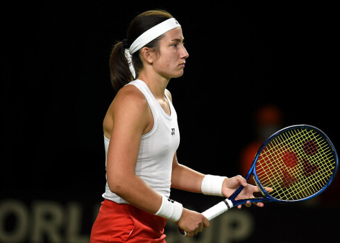 Anastasija Sevastova ar rezultātu 6-0, 7-6 (7:4) uzvarēja indieti Ankitu Rainu.