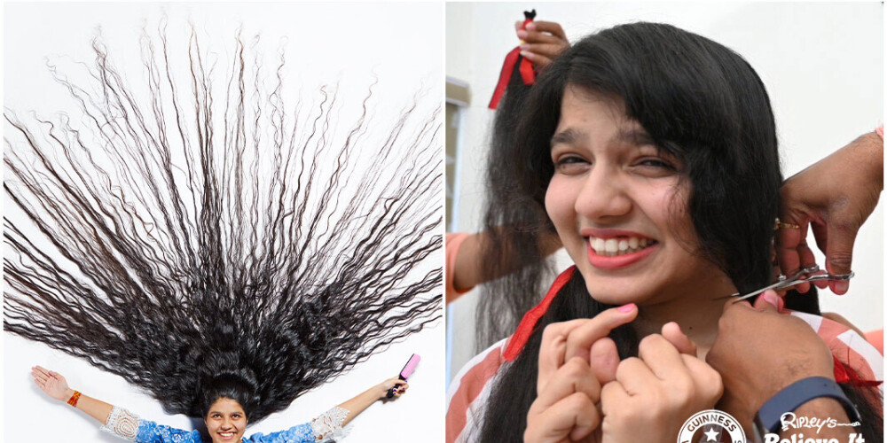 Девушка с самыми длинными в мире волосами коротко подстриглась — впервые за 12 лет