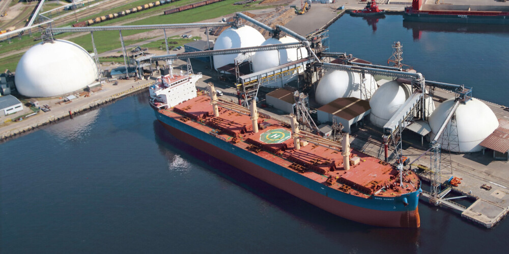 LATRAPS становится партнером терминала навалочных грузов в Рижском порту, в первый год планируя обработать до одного миллиона тонн