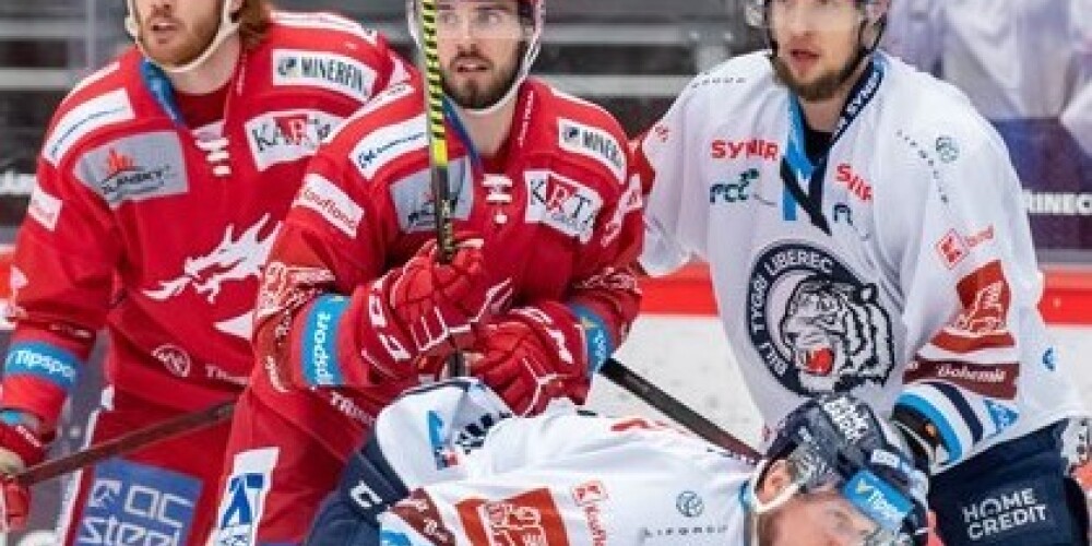 "Ocelārži" savā laukumā ar 3:0 (0:0, 1:0, 2:0) uzvarēja Liberecas "Bili Tygri", sērijā līdz četrām uzvarām panākot 4-1. 