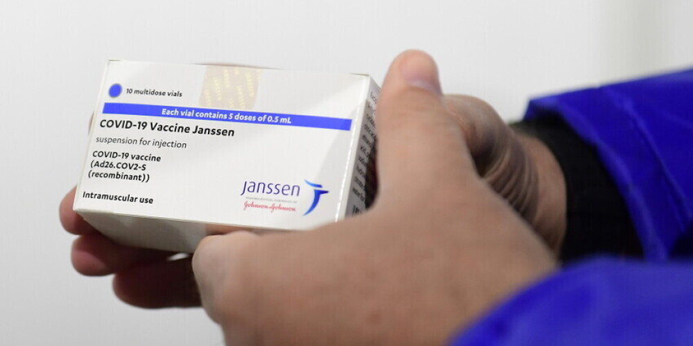 Вчера в Латвии впервые была использована вакцина Johnson&Johnson