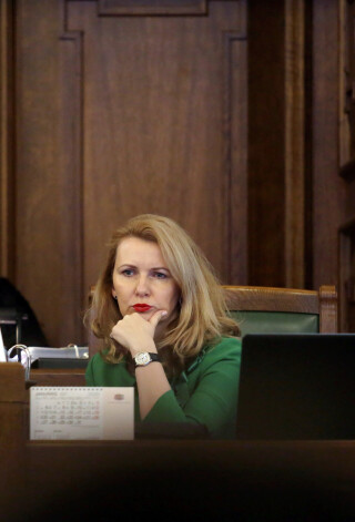 Deputāte Inese Lībiņa-Egnere.