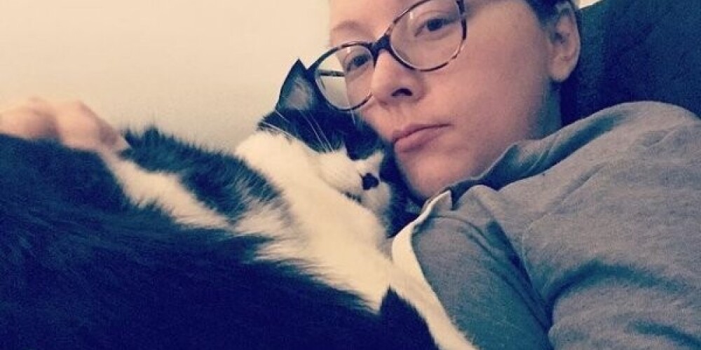 Кот указал своей хозяйке на опухоль и спас ей жизнь