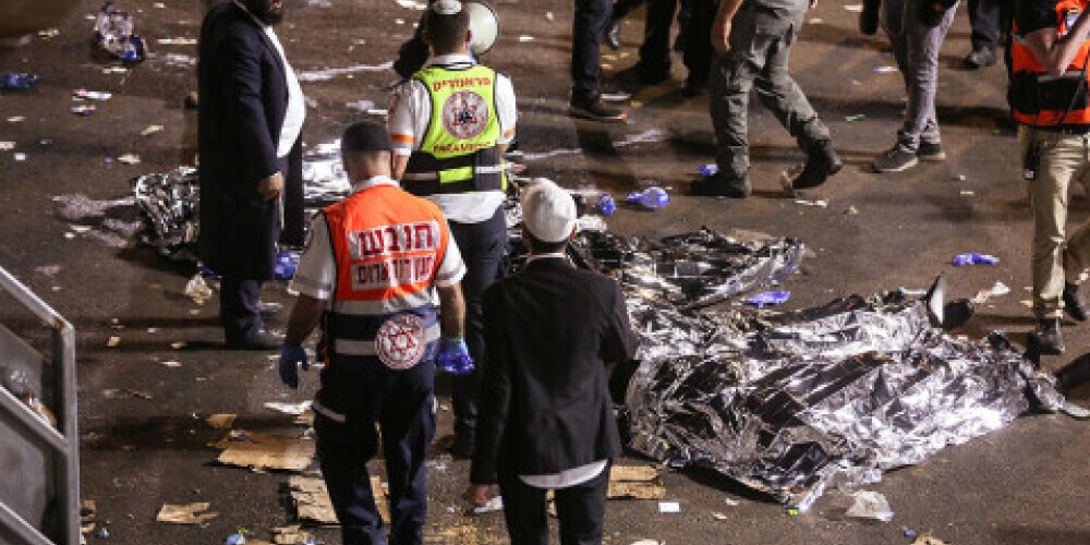 В Израиле погибли десятки людей при давке на религиозном празднике