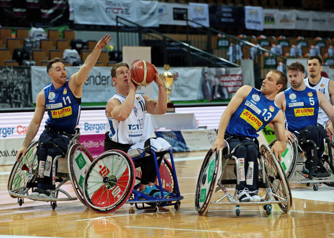 Podniekam seši punkti Čempionu kausa finālā ratiņbasketbolā