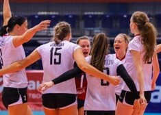 Latvijas sieviešu volejbola izlase EČ kvalifikācijas turnīru sāk ar zaudējumu