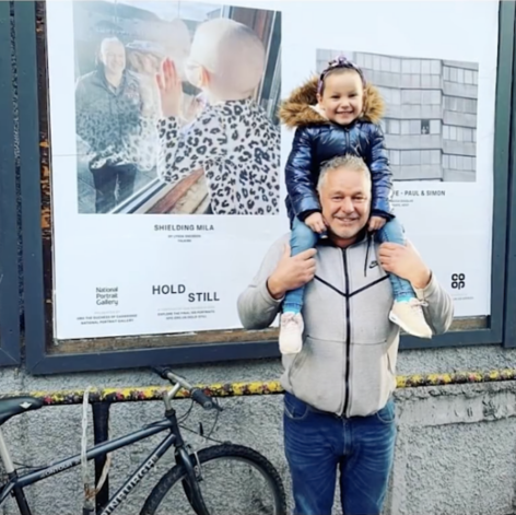 Мила со своим отцом