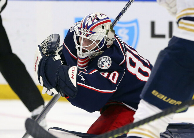 Kivlenieks pirmo reizi šosezon stāsies "Blue Jackets" vārtos