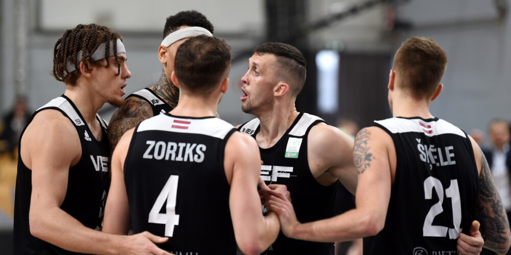 Latvijas Basketbola līgas fināls sākas ar graujošu "VEF Rīga" uzvaru