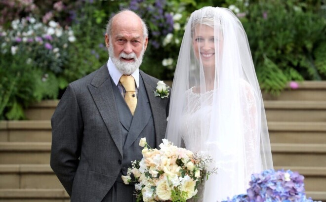 Принц Майкл в день свадьбы своей дочери леди Габриэль Виндзор в Лондоне 18 мая 2019 г.