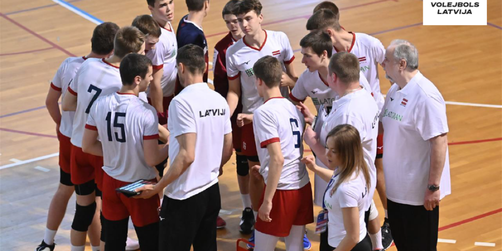 Latvijas U-17 volejbolisti izcīna ceļazīmi uz Eiropas čempionāta finālturnīru
