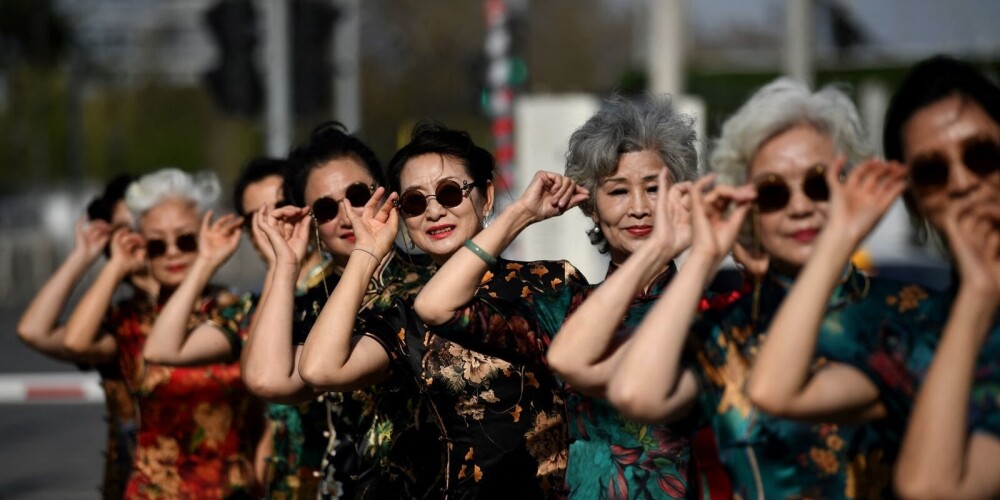 ​В Китае наблюдается нашествие модных бабушек