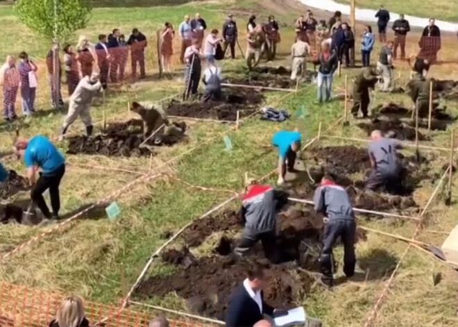 ...и конкурсы интересные! Соревнования по скоростному рытью могил должны повысить интерес к профессии