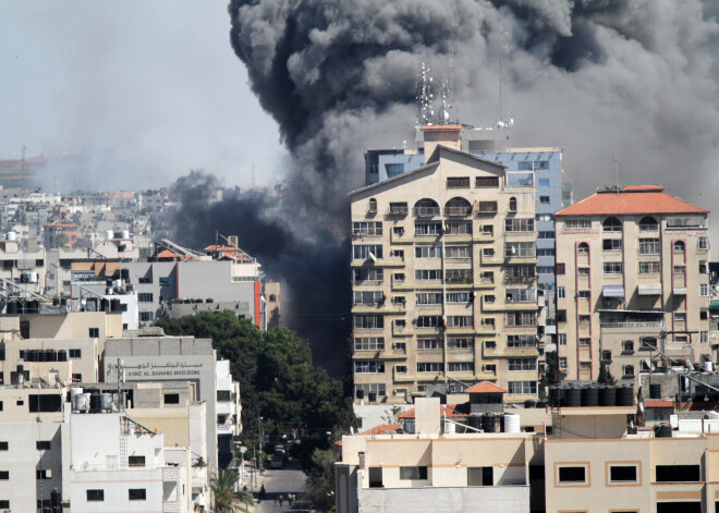 Izraēla veikusi gaisa uzlidojumu "Hamas" Gazas joslas līdera Jahjas Sinvara mājai