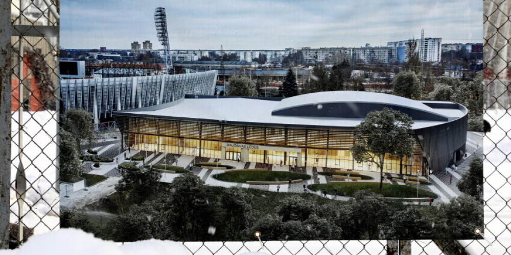 Во вторник хоккейные сборные начнут тренировки в новом ледовом холле стадиона "Даугава"