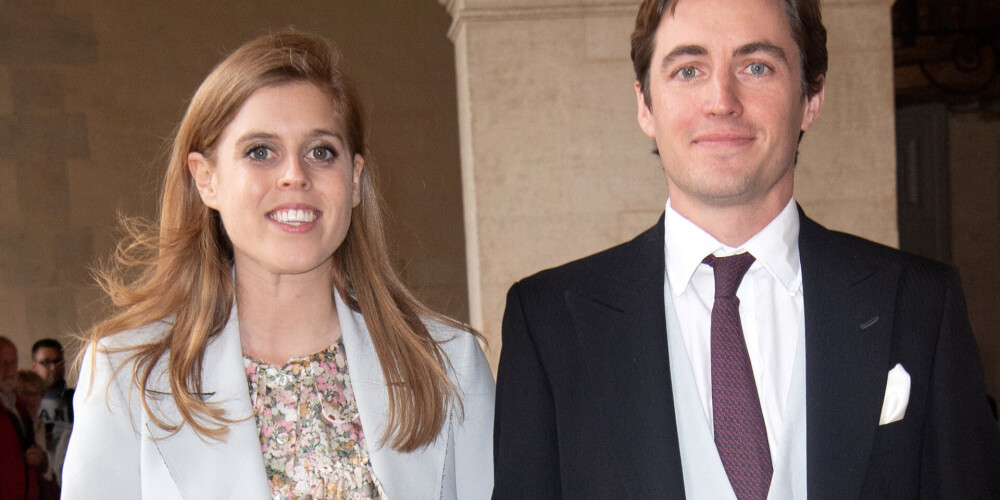 Princese Beatrise ar vīru Edoardo.