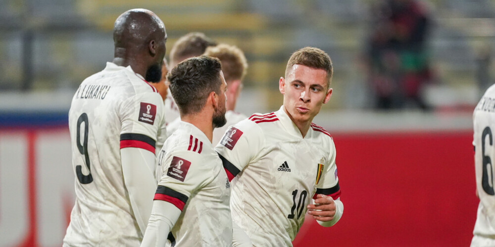 Beļģijas futbola izlasē runā par uzvaru Eiropas čempionātā