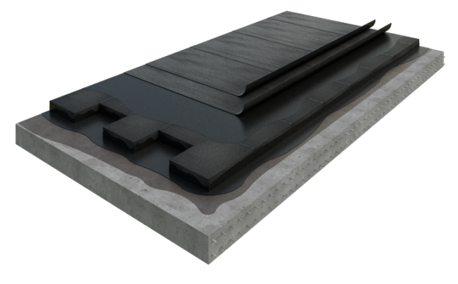 FOAMGLAS® Compact roof sistēma ir pilnībā hermētiska, izturīga un ūdens necaurlaidīga