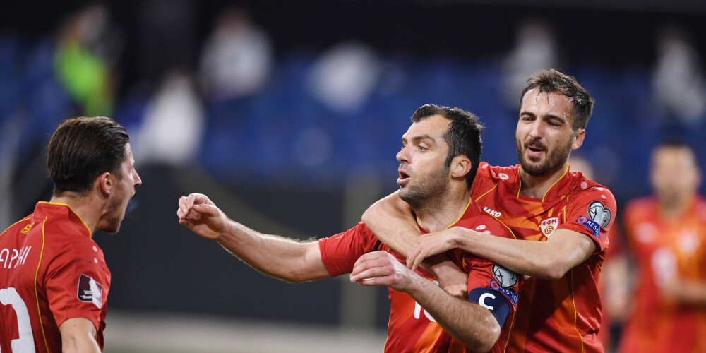 Eiropas futbola čempionātu debitante Ziemeļmaķedonijas uz turnīru dosies ar Pandevu ierindā
