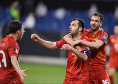 Eiropas futbola čempionātu debitante Ziemeļmaķedonijas uz turnīru dosies ar Pandevu ierindā