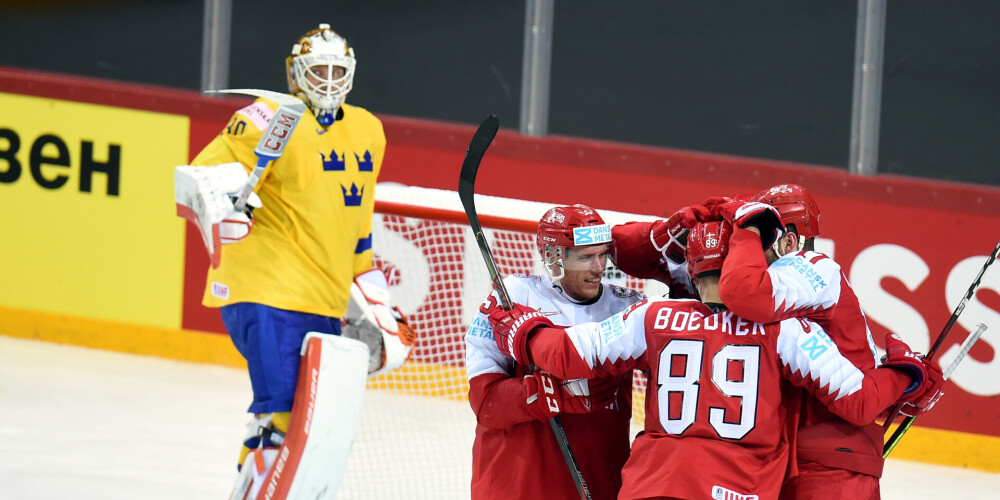 Vācijas hokeja izlase sagrauj arī norvēģus, dāņi pārsteidz zviedrus