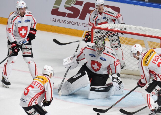 Šveices hokejisti sagādā Čehijai otro zaudējumu pasaules čempionātā