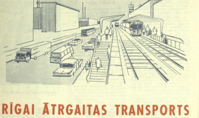 1965. gada jūlijā žurnāls “Zinātne un Tehnika” sīki un smalki aprakstīja un ar bildēm attēloja, kāds izskatīsies Rīgas ātrgaitas tramvajs.