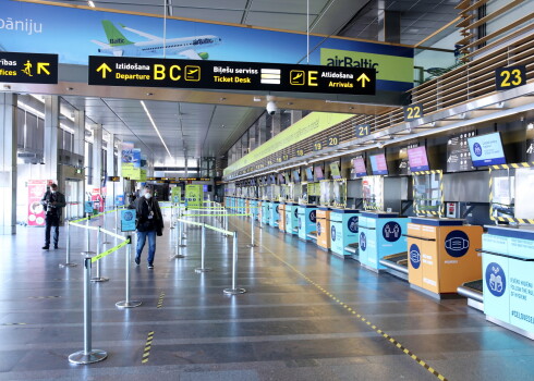 Аэропорт "Рига": возврат к прежним объемам перевозок займет больше времени