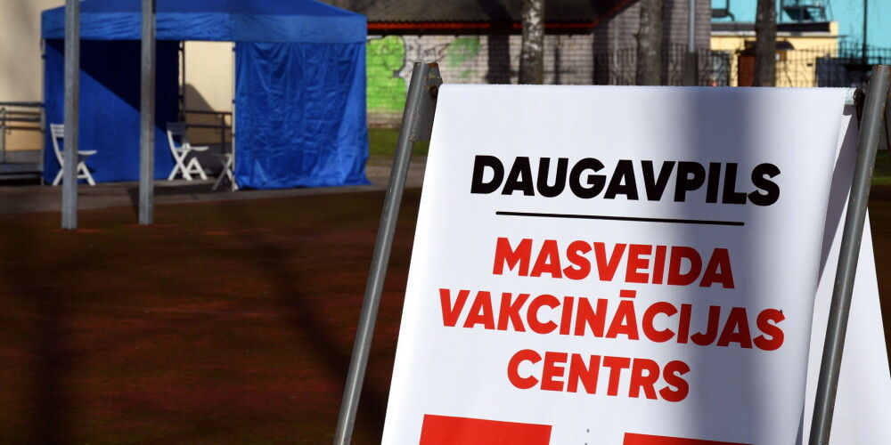 Охват вакцинацией в Латгале наполовину меньше, чем в среднем по Латвии