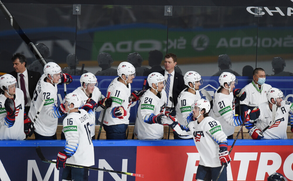 ASV izlase sagādā Kazahstānai pirmo neveiksmi pasaules čempionātā hokejā