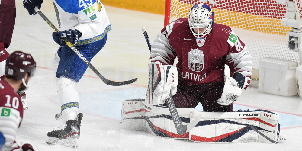 Latvijas aizsardzība un vārtsargi starp labākajiem pasaules čempionāta pirmajās spēlēs