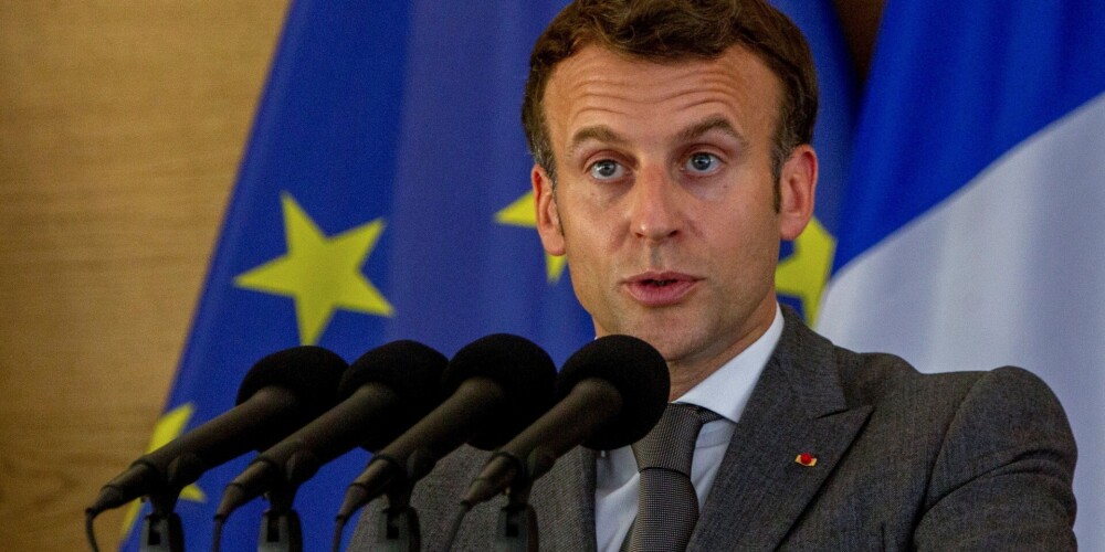 Francijas prezidents Emanuels Makrons. 
