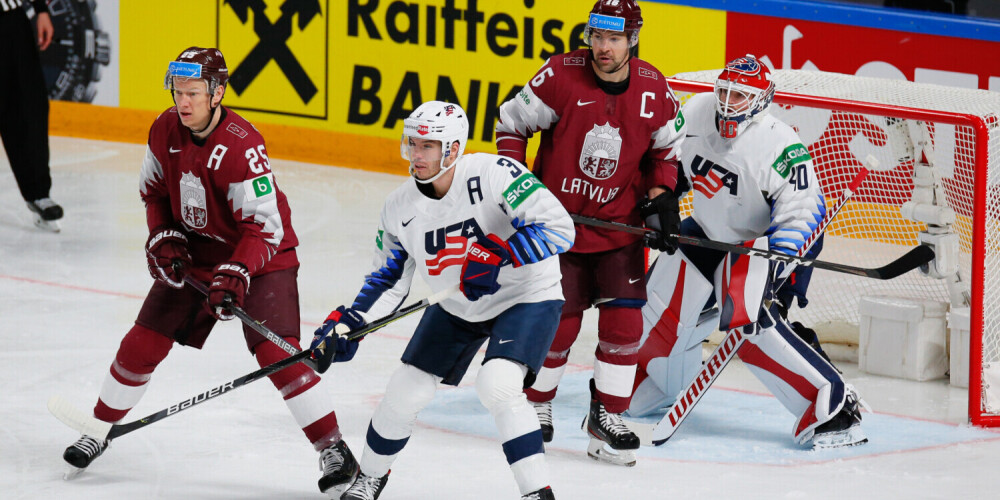 Сборная США уверенно обыграли Латвию на ЧМ-2021