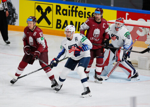 Сборная США уверенно обыграли Латвию на ЧМ-2021