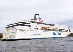 Prāmis "Tallink" piestātnē.