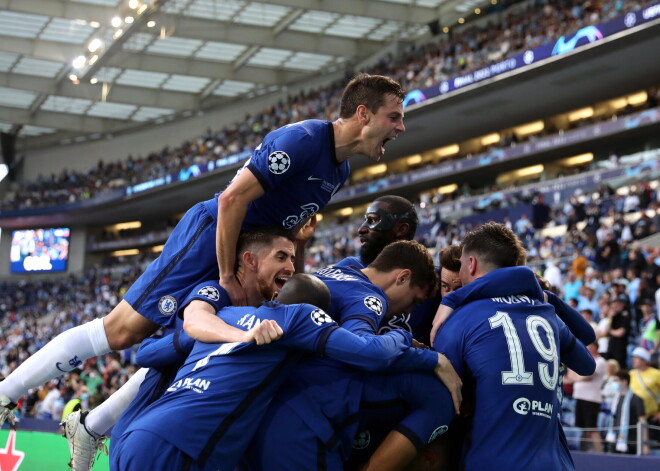 Londonas "Chelsea" otro reizi vēsturē triumfē UEFA Čempionu līgā