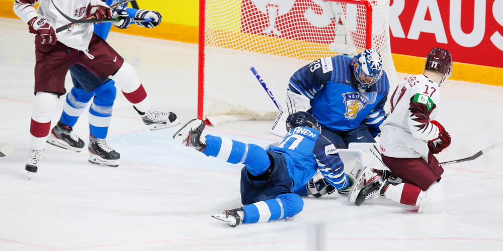 Сборная Латвии в овертайме проиграла Финляндии, но все равно обошла Канаду в группе В