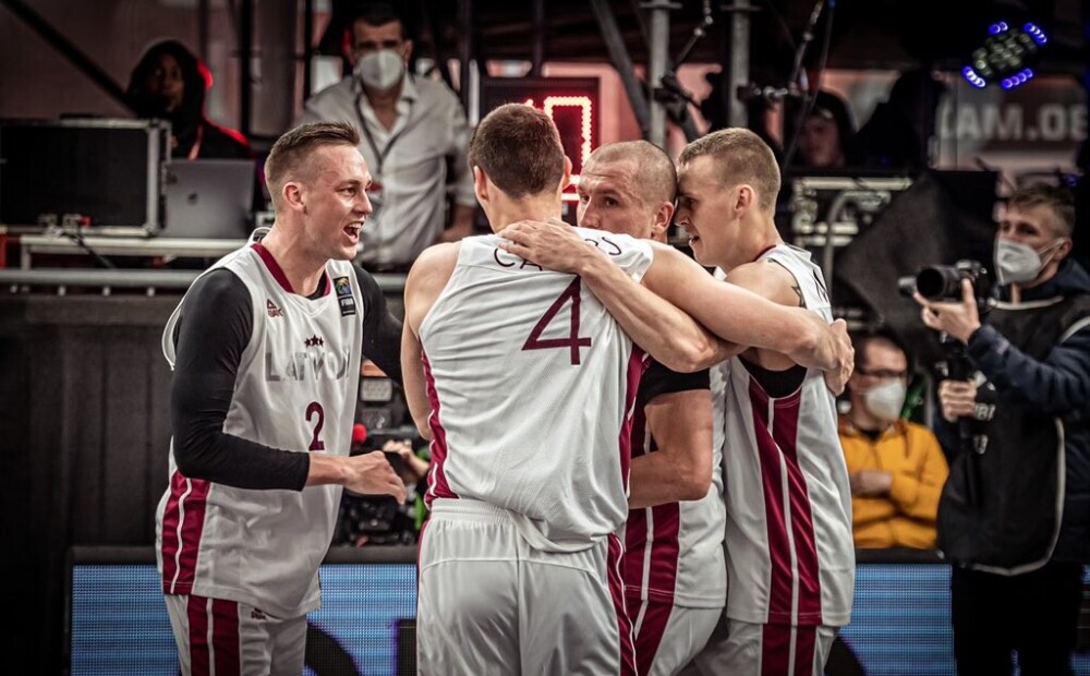 Latvijas 3x3 basketbola izlase zaudē pusfinālā un cīņu par ceļazīmi atliek uz nākamo spēli