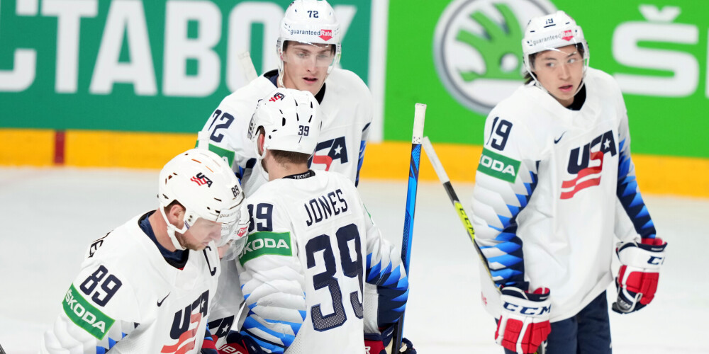 Uzvaru pasaules čempionāta mačos svin ASV un Čehijas hokejisti