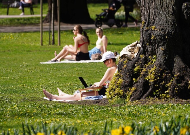 Jūnija pirmajā dienā gaiss iesils līdz +20 grādiem