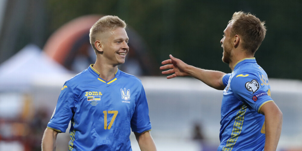 Ukrainas izlasi Eiropas čempionātā cīņā vedīs līderi Zinčenko un Maļinovskis