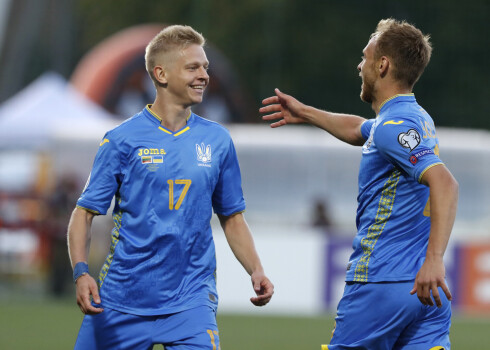 Ukrainas izlasi Eiropas čempionātā cīņā vedīs līderi Zinčenko un Maļinovskis
