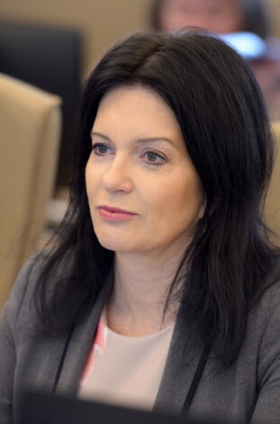 Labklājības ministre Ramona Petraviča (KPV LV).