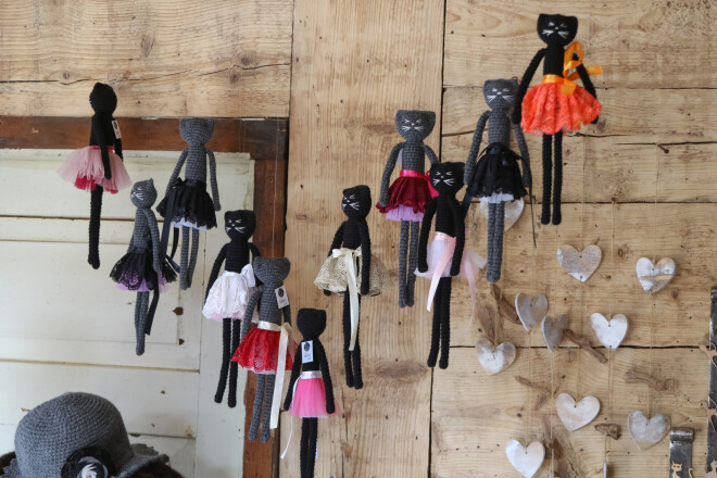 No rotaļlietām Laila visvairāk darina kaķus.