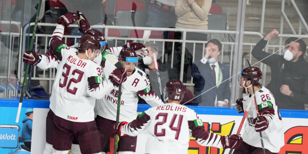 У сборной Латвии по хоккею на ЧМ-2022 будут очень сильные соперники