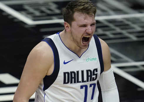 Slovēņu basketbola brīnumbērns Luka Dončičs.