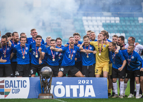 Эстония, не выигрывавшая Кубок Балтии 83 года, отобрала трофей у Латвии