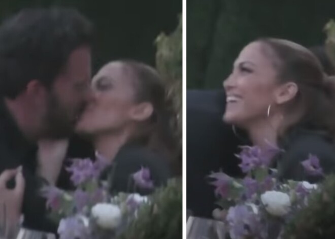 Папарацци застали Бена Аффлека и Дженнифер Лопес целующимися